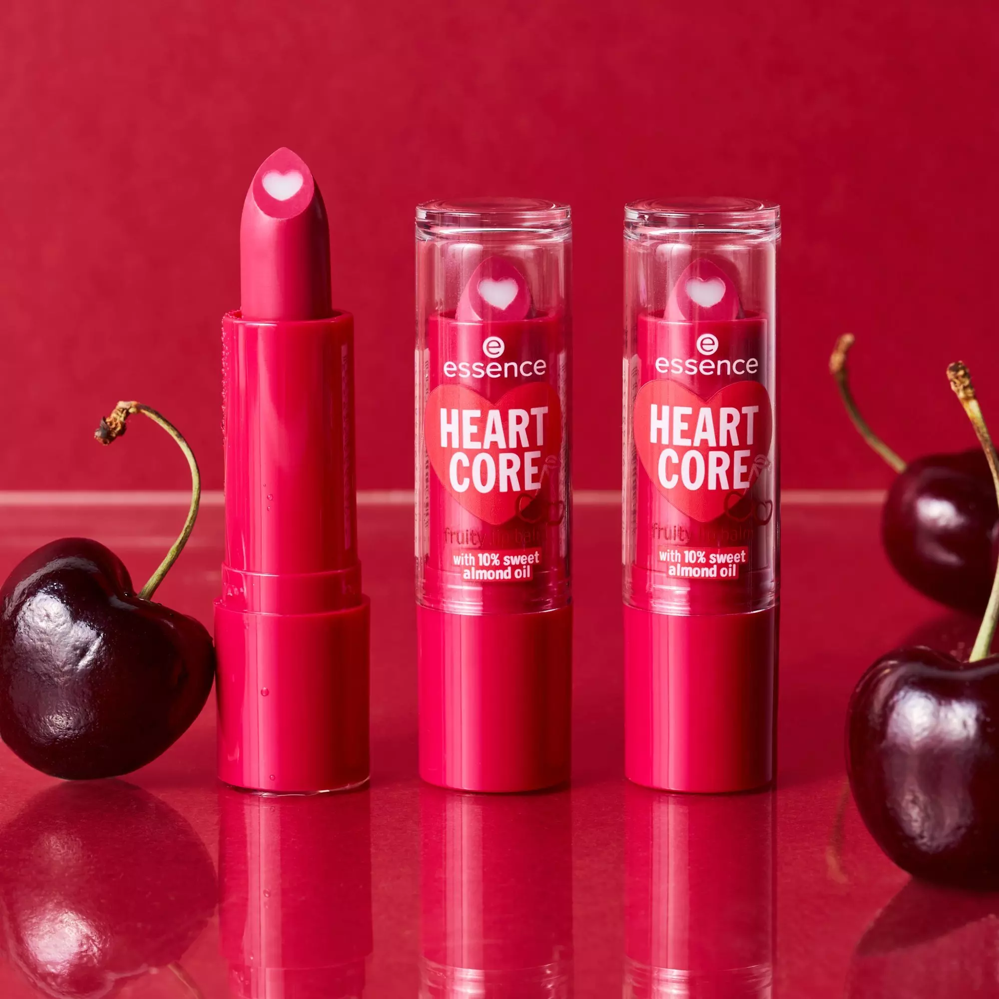 Bálsamo de Lábios Frutado Heart Core - Crazy Cherry – Essence - Image 3