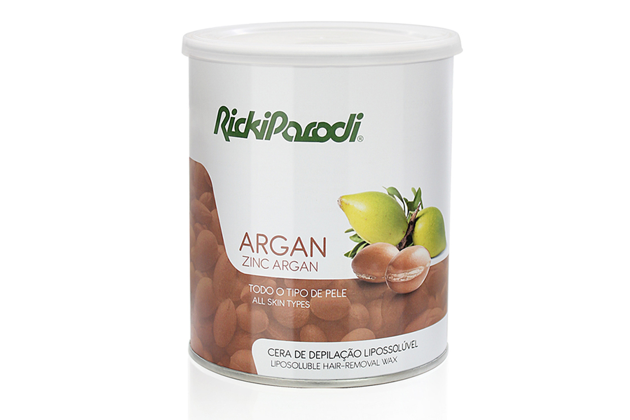 Cera Depilatória Lipossolúvel Rickiparodi Óxido Zinco & Argan 800 gr