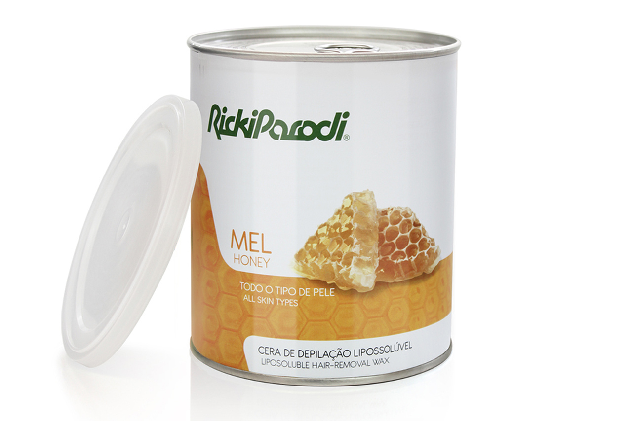 Cera Depilatória Lipossolúvel Rickiparodi Mel 800 GR