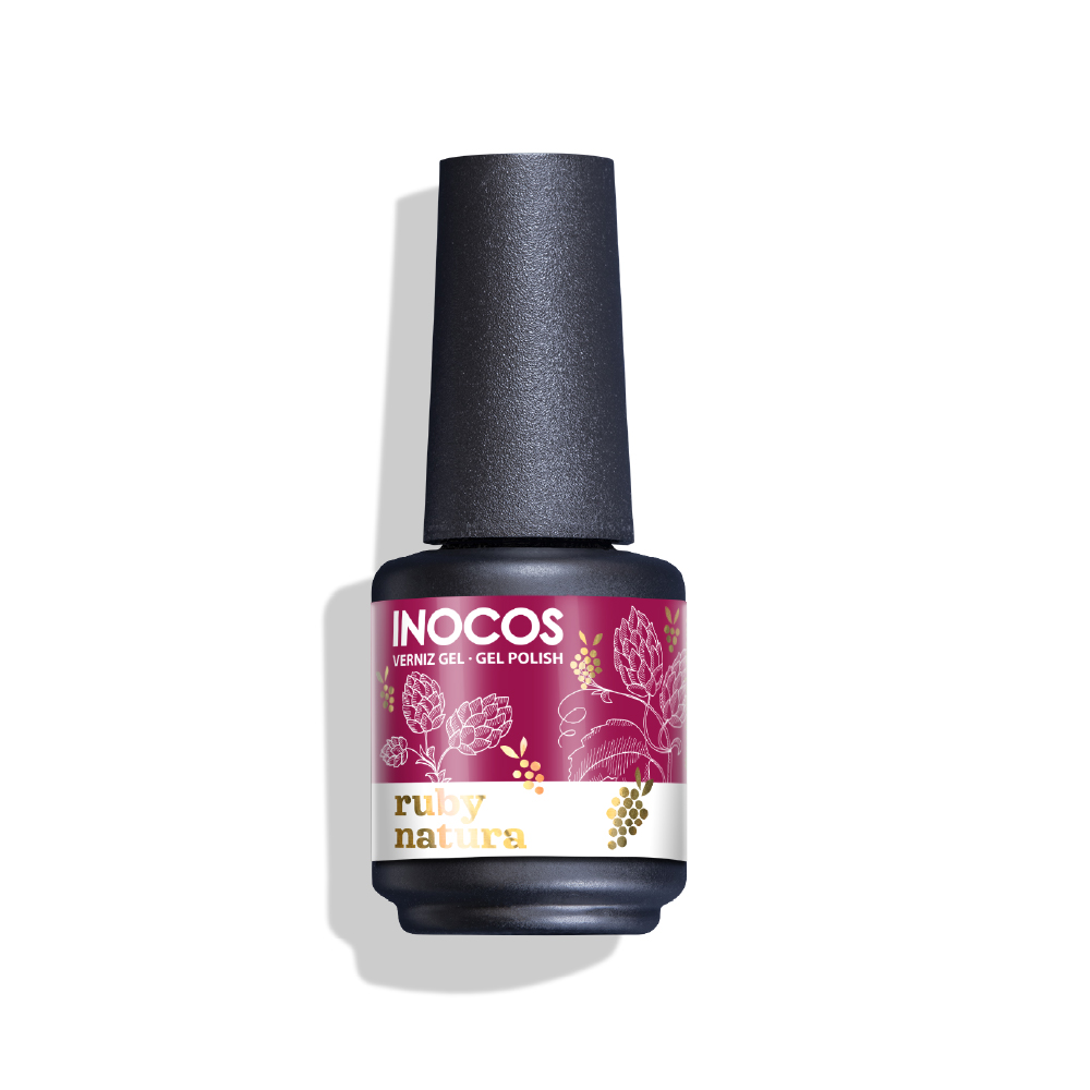 Verniz Gel Inocos 15ml – Natura Lovers Wine Edition – Ruby Natura