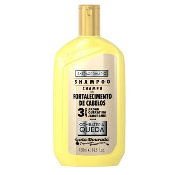 Gota Dourada - Shampoo Fortalecimento Extraordinário 3 Ativos 430ml