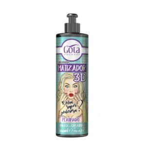 GOTA DOURADA MATIZADOR 3D PLATINADO 300ML