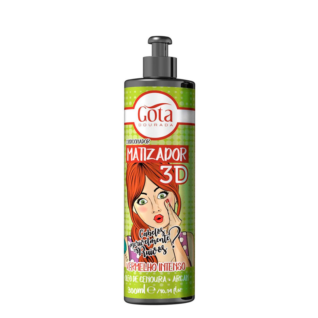 Gota Dourada Matizador 3D Vermelho Intenso 300ml
