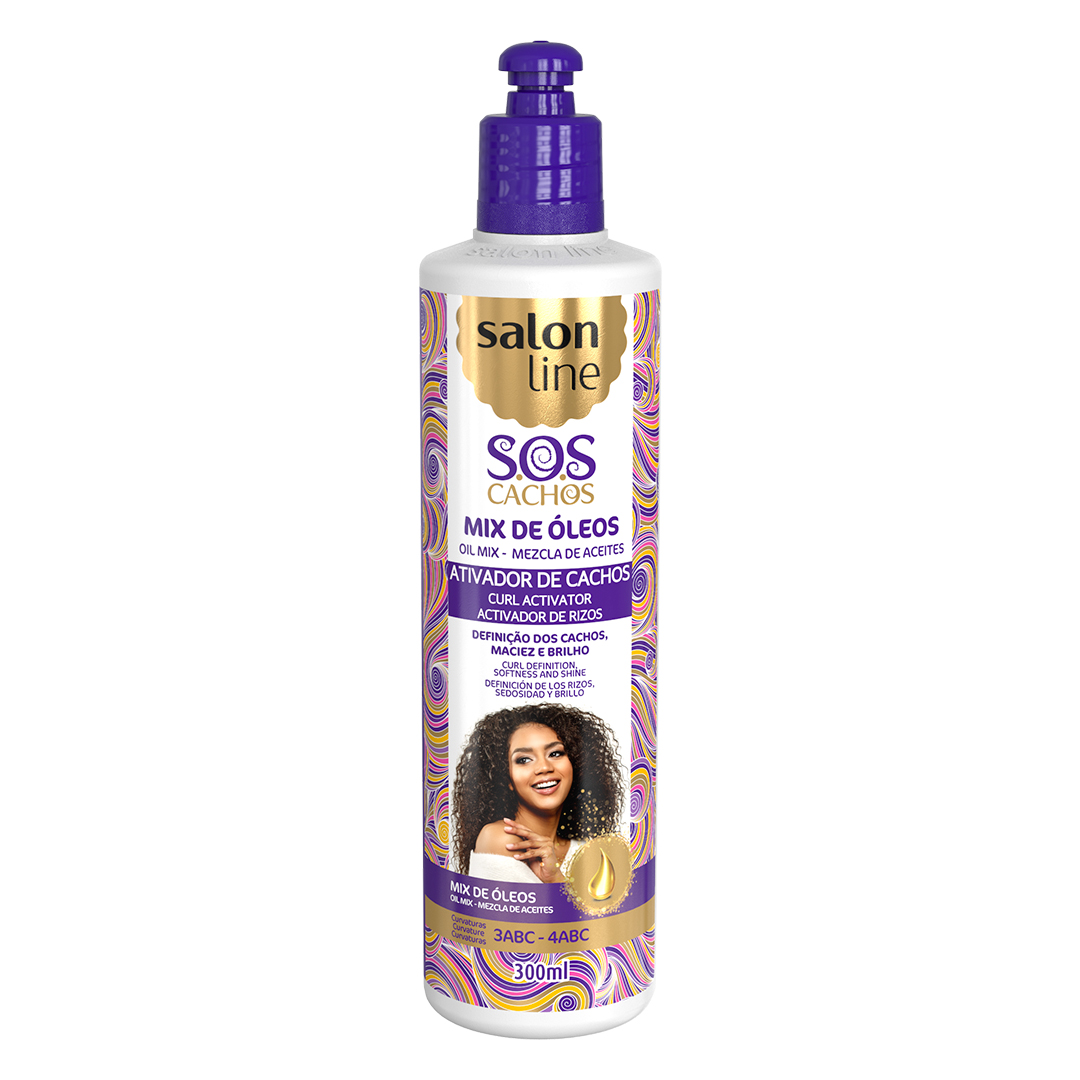 Salon Line SOS Ativador Cachos Mix Óleos Nutritivos 300ml