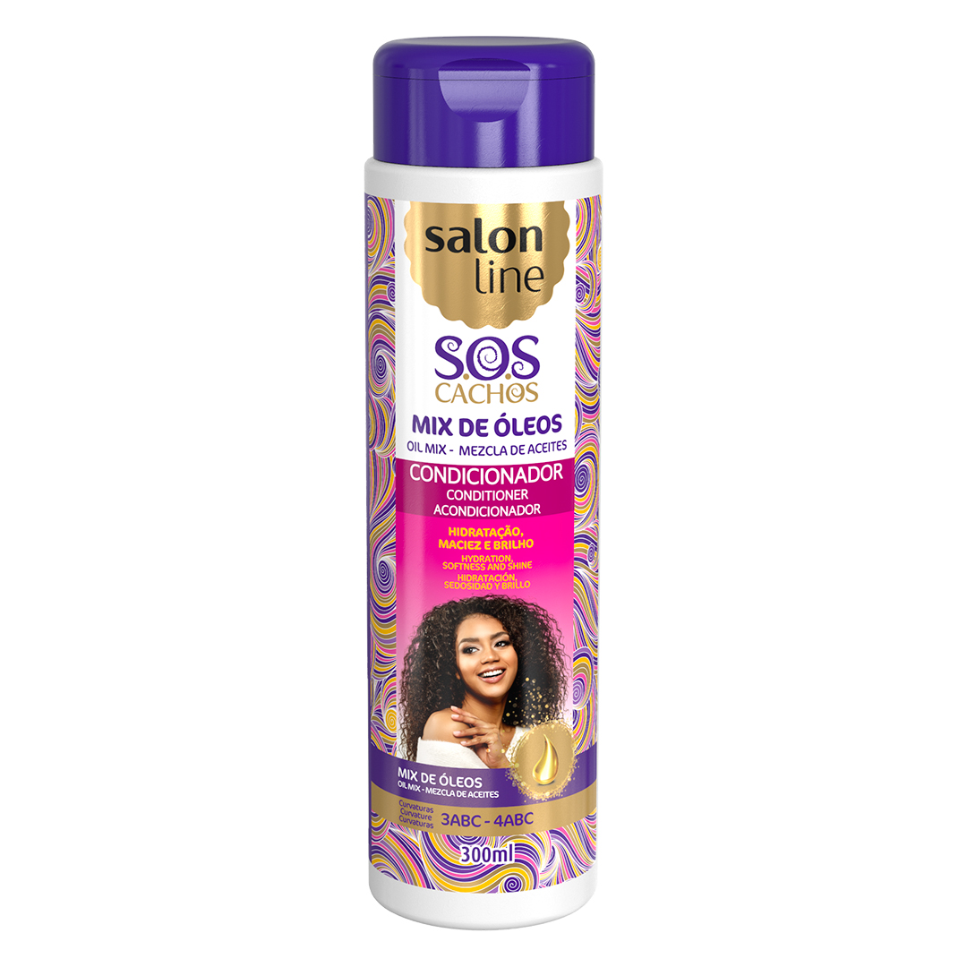Salon Line SOS Condicionador Mix Óleos Nutritivos 300ml