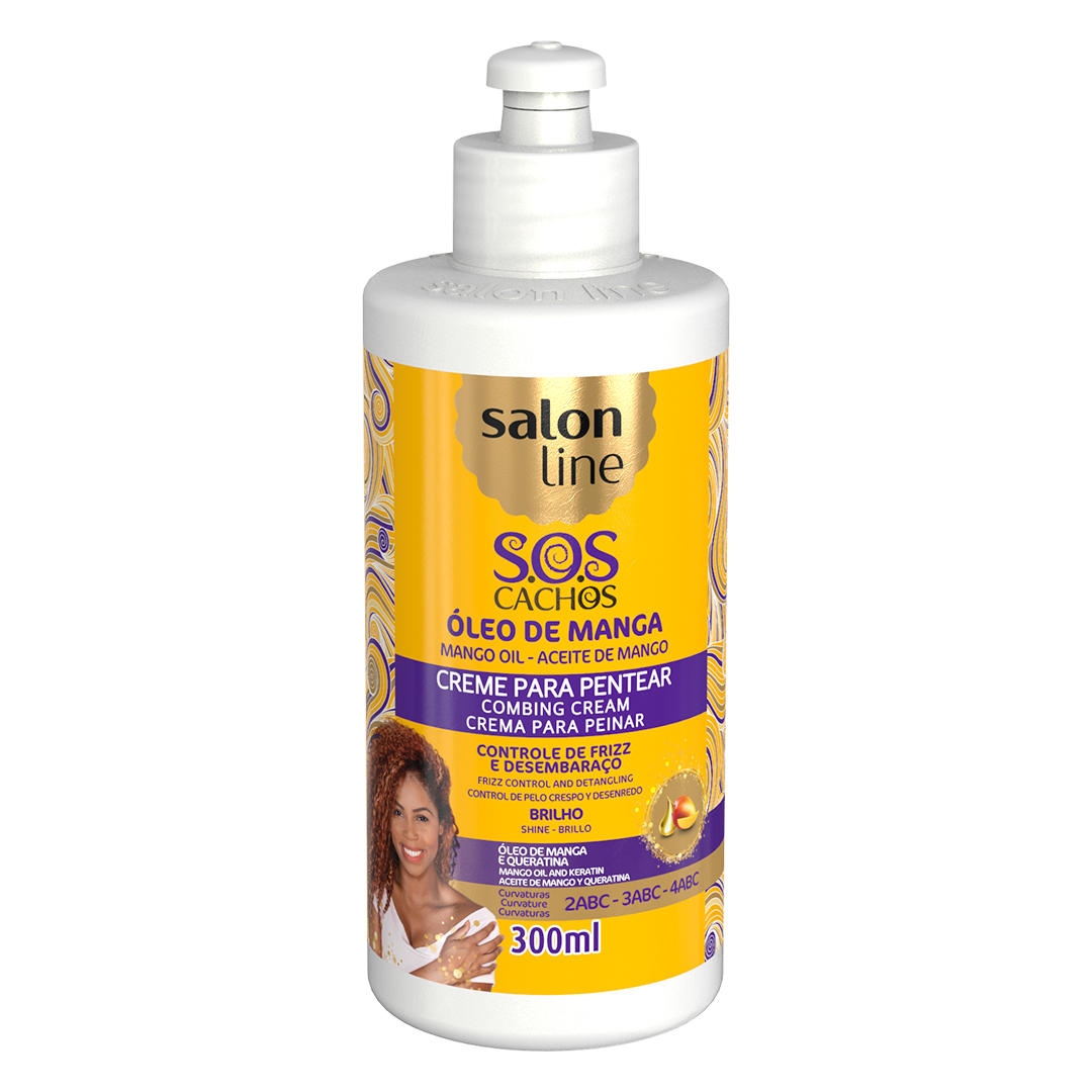 Salon Line Sos creme de pentear óleo manga tradicional 300ml