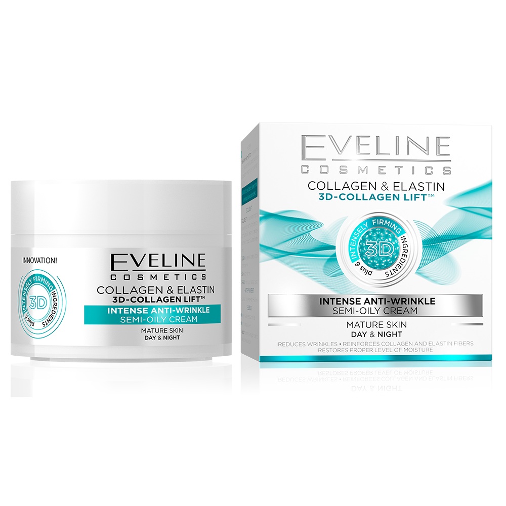 Eveline - Creme de Rosto Collagen Lift Intense Anti Wrinkle - 50ml