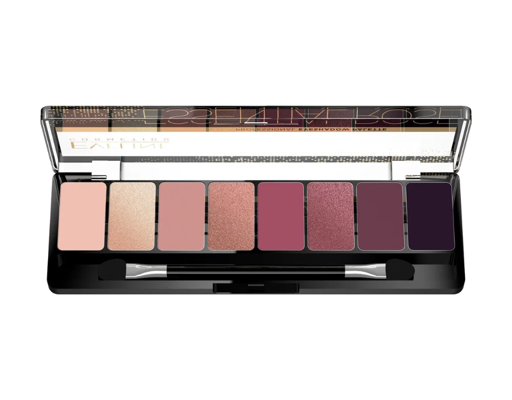 Eveline  Paleta Sombra de Olhos 8 Tons – Essential Rose