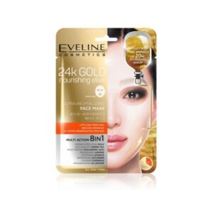 Eveline Máscara de Rosto – 24k Ouro Ultra Revitalizante máscara em tecido