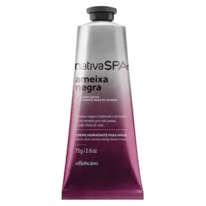 O BOTICÁRIO CREME DE MÃOS NATIVA SPA AMEIXA NEGRA, 75GR