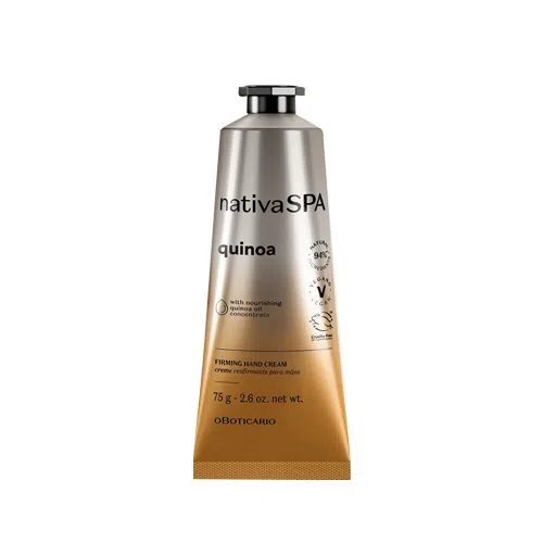 O BOTICÁRIO CREME DE MÃOS ANTISSINAIS NATIVA SPA QUINOA, 75G