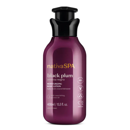 O BOTICÁRIO LOÇÃO HIDRATANTE NATIVA SPA AMEIXA NEGRA, 400ML