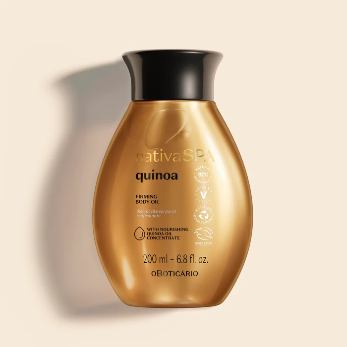 O BOTICÁRIO ÓLEO HIDRATANTE NATIVA SPA QUINOA, 200ML