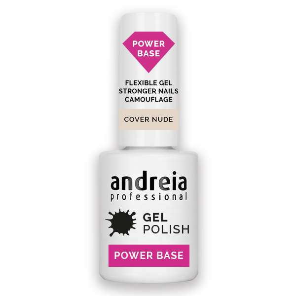 Andreia Verniz Gel 10,5ml - Pawer Base Cover Nude