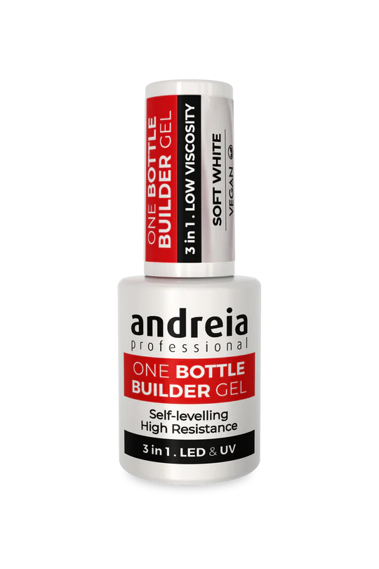 Andreia One Bottle Gel de Construção Soft White 14ml