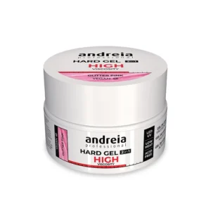 Andreia Hard Gel 2in1 – Gel Construção de Alta Viscosidade Glitter Pink 22gr