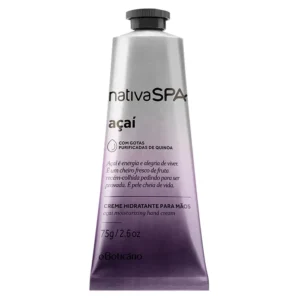 O BOTICÁRIO CREME DE MÃOS NATIVA SPA AÇAÍ 75GR