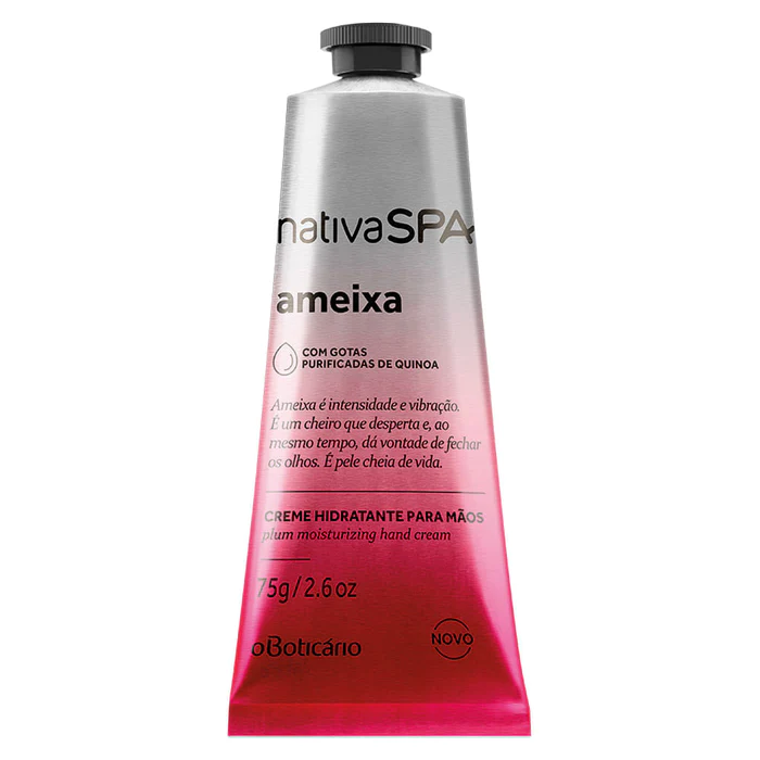 O BOTICÁRIO CREME DE MÃOS NATIVA SPA AMEIXA 75GR