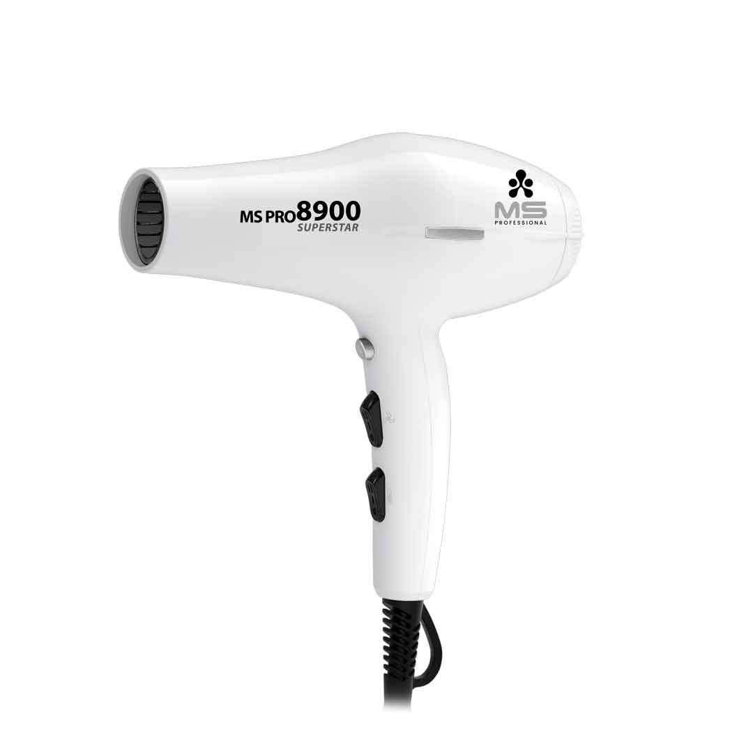 MS Secador de Cabelo Pro 8900 Superstar Branco