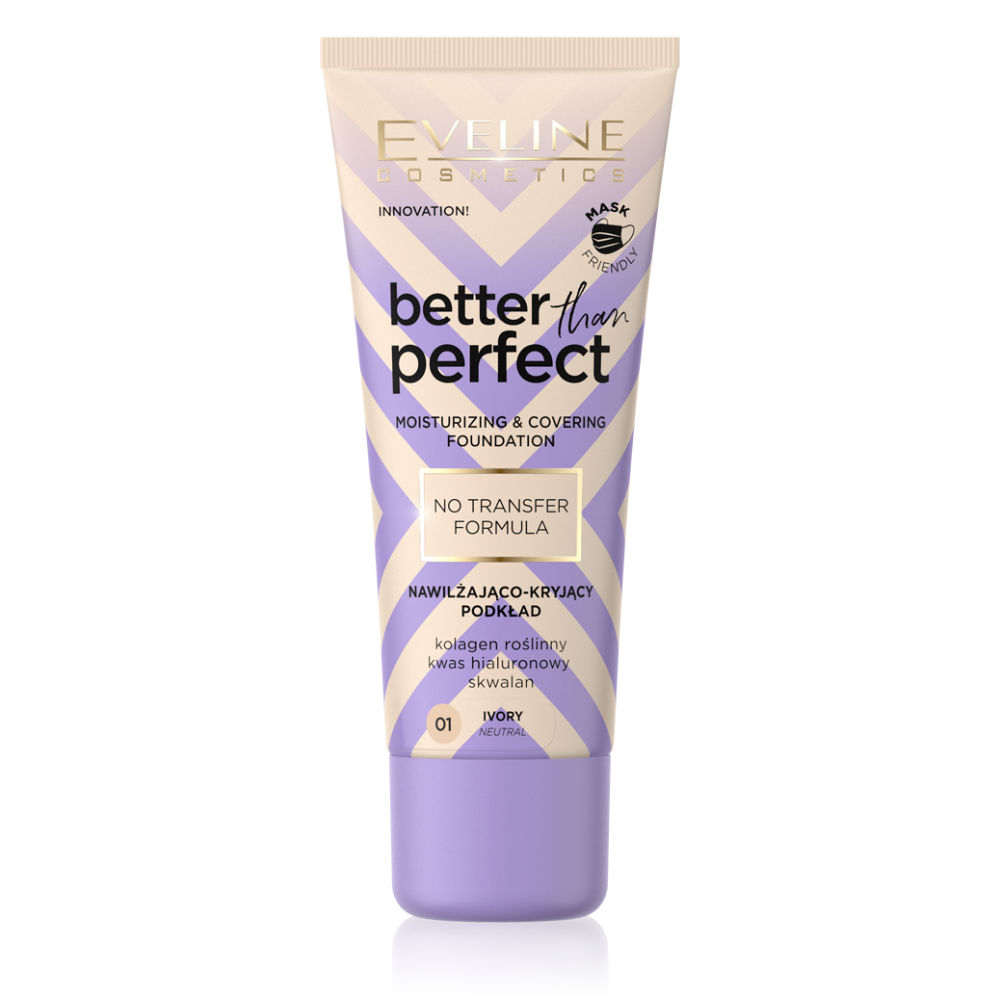 Eveline - Base Foundation Better Than Perfect 30ml - 01 Ivory