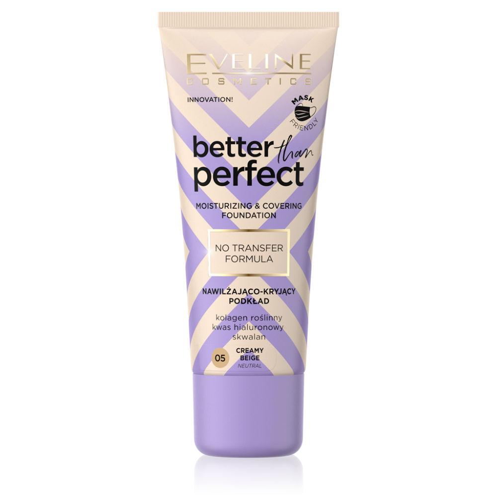 Eveline – Base Foundation Better Than Perfect 30ml – 05 Creamy Beige