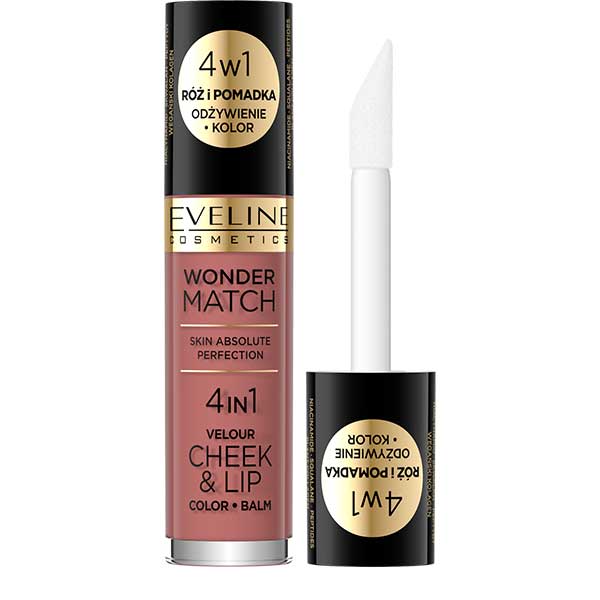 Eveline – Gloss e Blush – Wonder Match Cheek&Lips Colour+balm 05 – 4,5ml