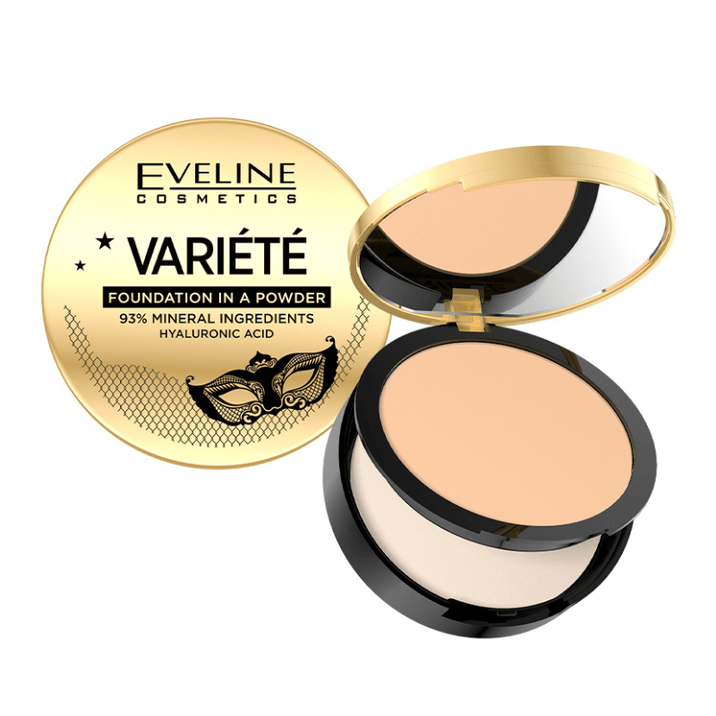 Eveline -Base em Pó Variété Foundation in a Powder 8g - 02 Natural