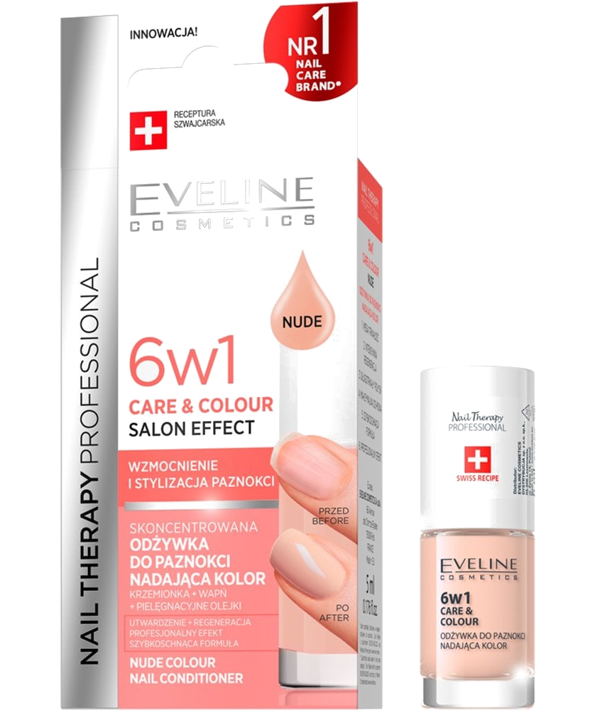 Eveline - Tratamento de Unhas – Care & Colour Nude 5ml