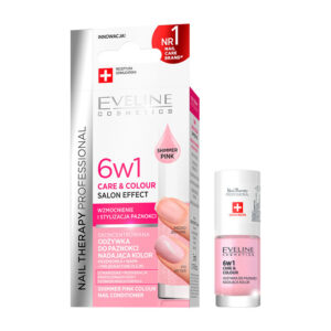 Eveline - Tratamento de Unhas – Care & Colour Shimmer Pink 5ml