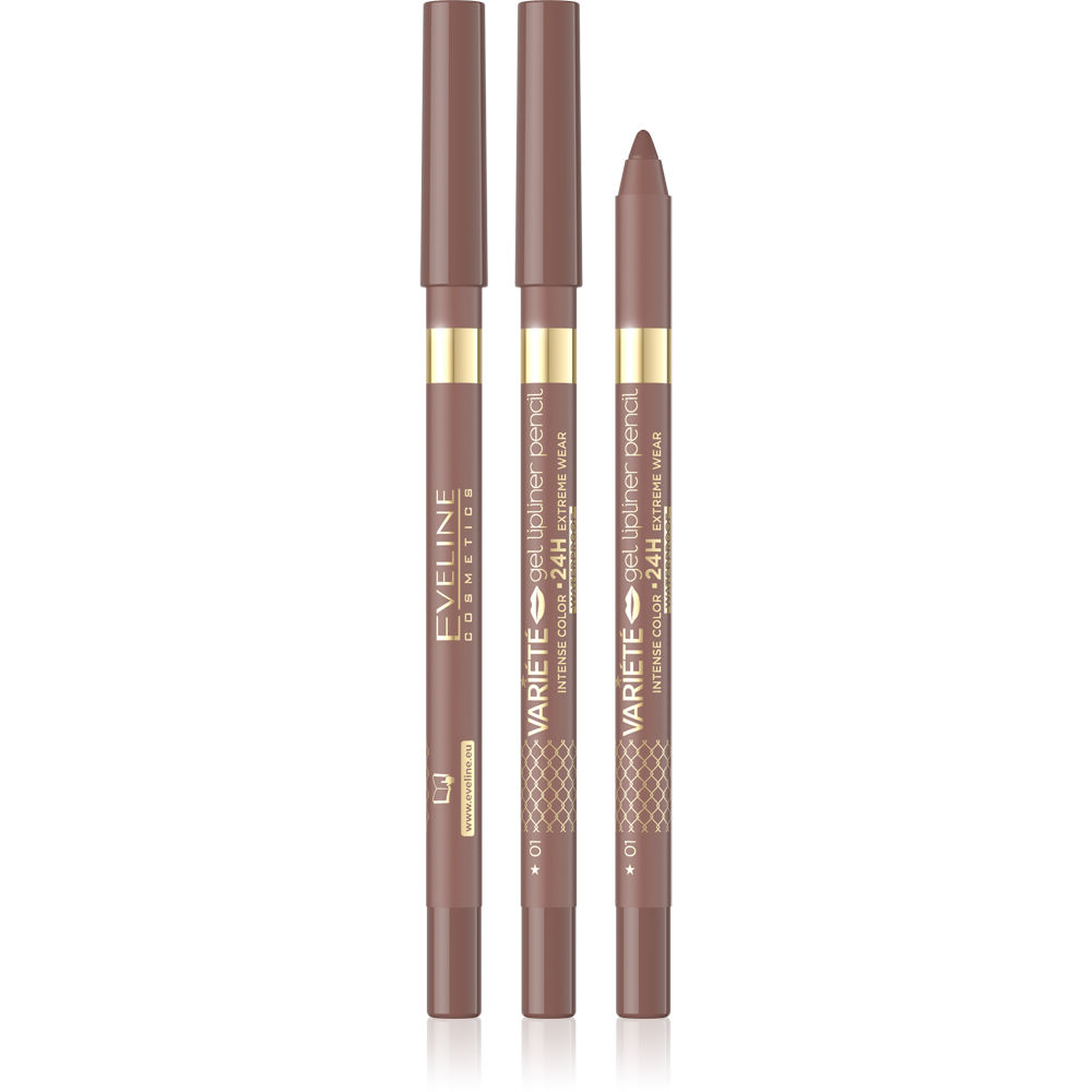 Eveline - Lápis de Lábios Variété Gel Lip Liner Waterproof Pencil