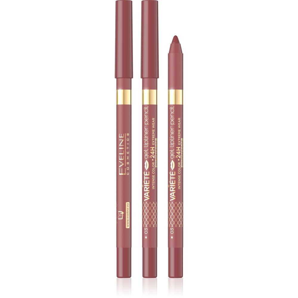 Eveline – Lápis de Lábios Variété Gel Lip Liner Waterproof Pencil