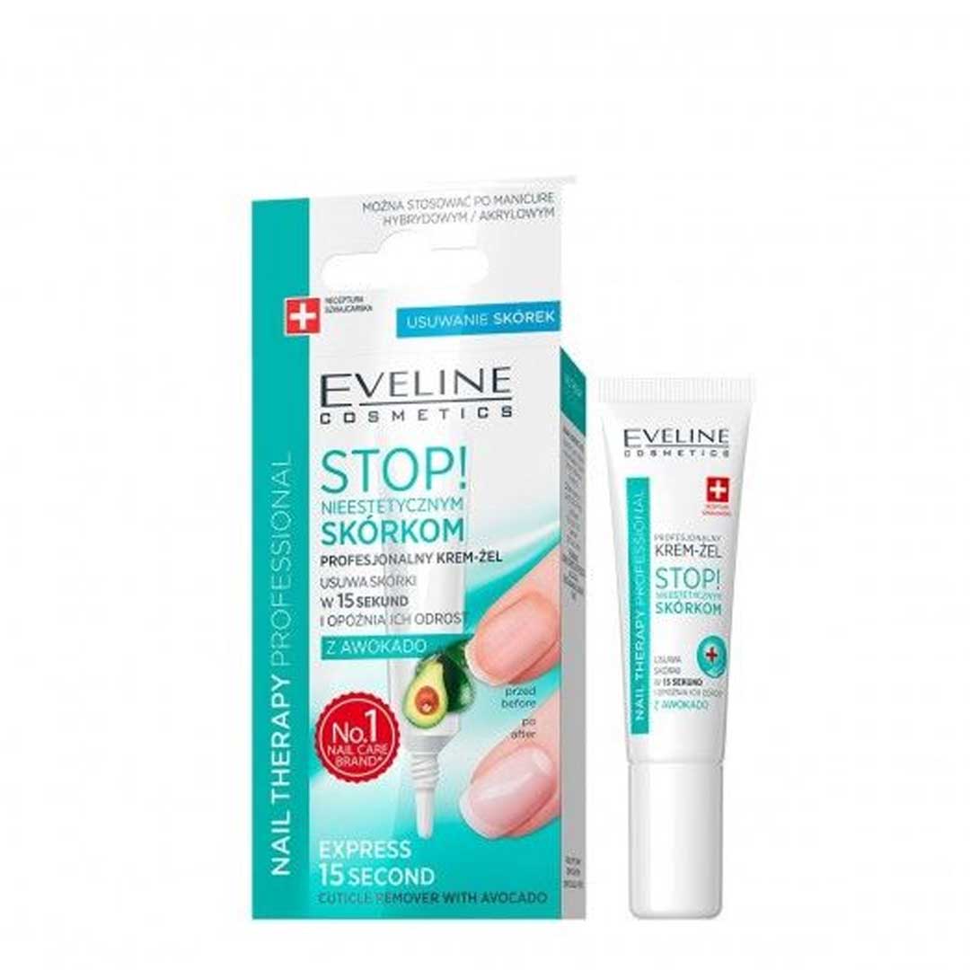 Eveline - Stop! Cuticles - Cutículas Suaves 15 Segundos 12ml