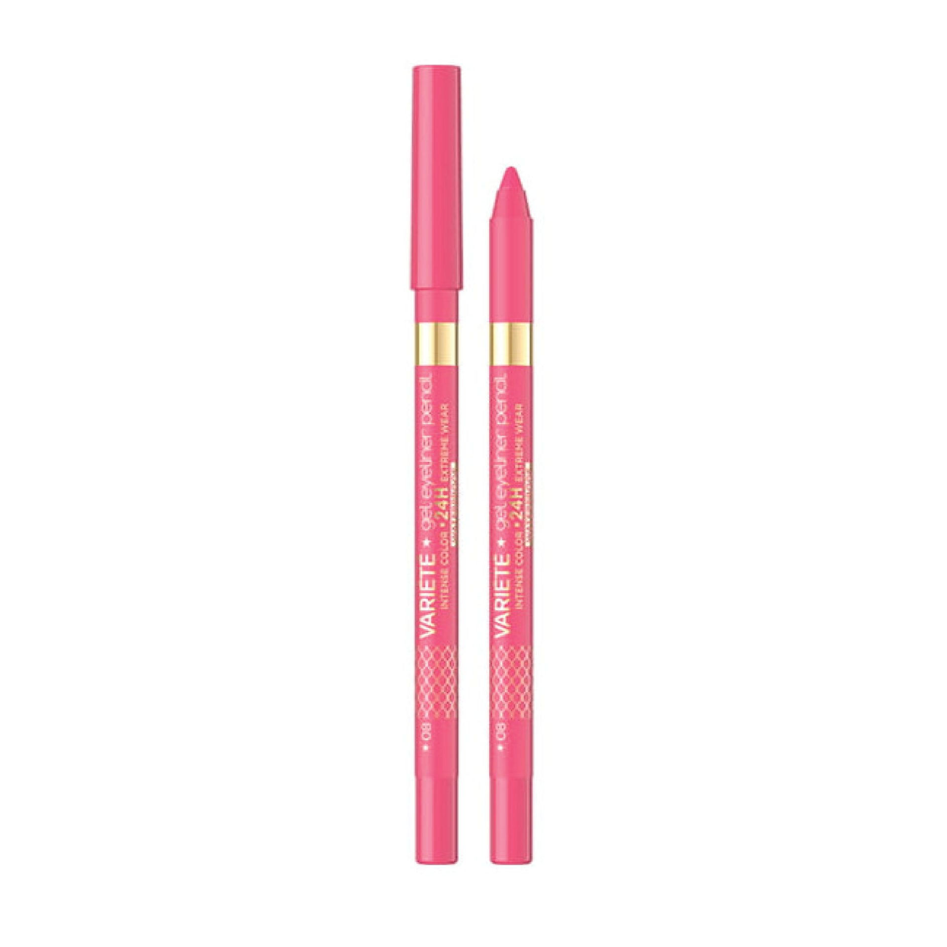 Eveline – Lápis Gel de Olhos à Prova de Água - 09 Pink