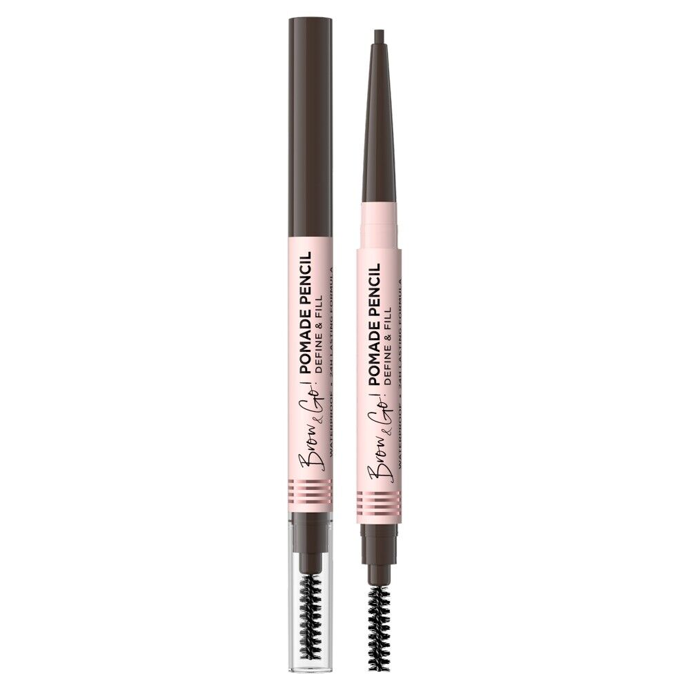 Eveline – Lápis para Sobrancelhas Brow&Go! Pomada Pencil Dark Brown