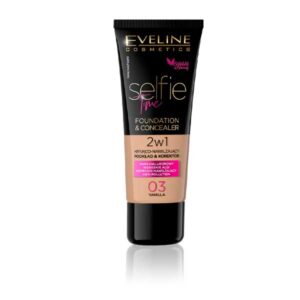 Eveline Base e Corretor – Selfie Time Foundation and Concealer Nº03 Vanilla 30ml