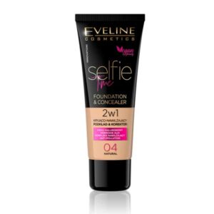 Eveline Base e Corretor – Selfie Time Foundation and Concealer Nº04 Natural 30ml