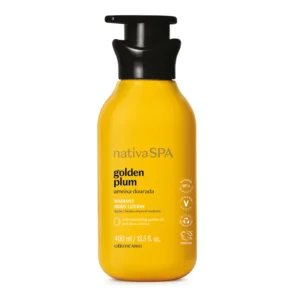 LOÇÃO HIDRATANTE CORPORAL NATIVA SPA AMEIXA DOURADA, 400ML