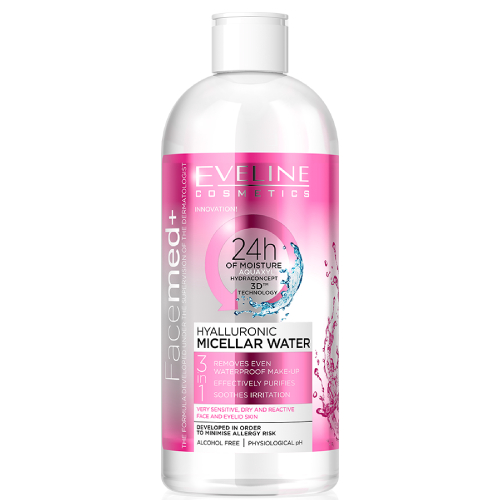 Eveline - Água Micelar Hyaluronic Micellar Water 400ml