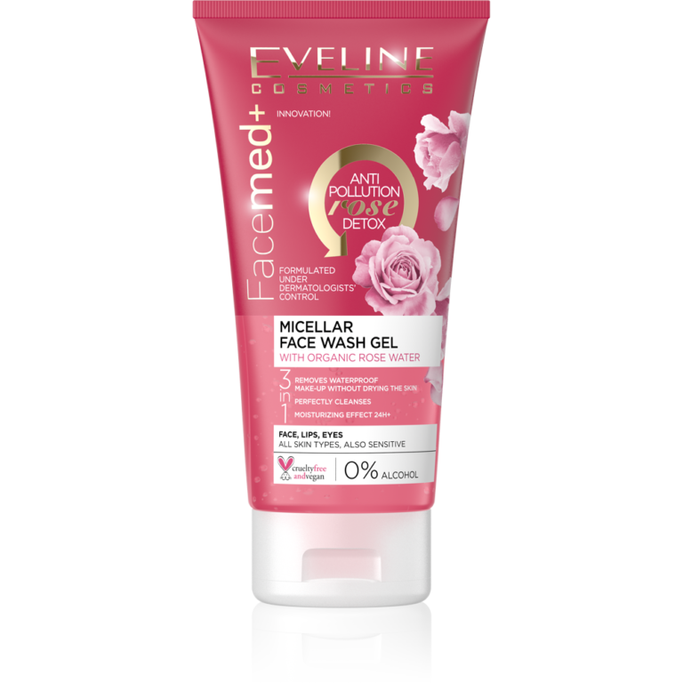 Eveline - Gel Limpeza de Rosto Micellar Face Wash Gel Organic Rose Water 150ml