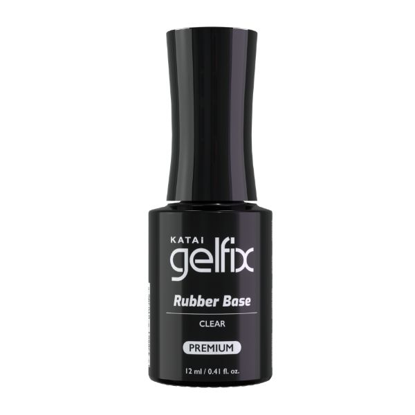 Gelfix Verniz Gel 12ml -Rubber Base Transparente