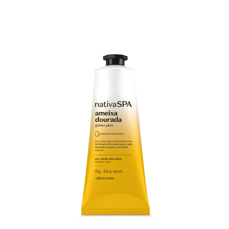 O Boticário Creme de Mãos Nativa Spa Ameixa Dourada, 75g