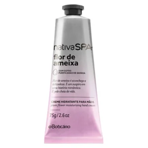 O Boticário Creme de Mãos Nativa Spa Flor de Ameixa, 75g