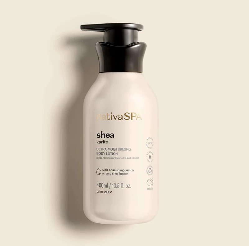O Boticário Loção Hidratante Nativa Spa Karité, 400ml