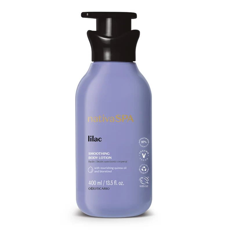 O Boticário Loção Hidratante Nativa SPA Lilac, 400ml