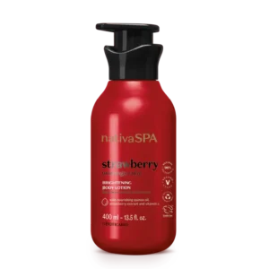 O Boticário Loção Corporal Hidratante Nativa Spa Morango Ruby, 400ml