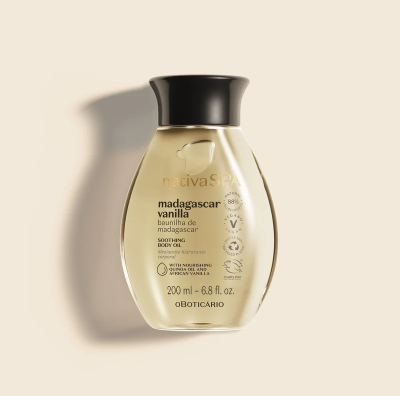 O Boticário Óleo Hidratante Nativa Spa Baunilha de Madagascar 200ml