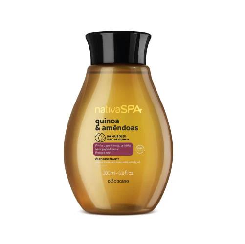 O Boticário Óleo Hidratante Nativa Spa Amêndoas & Quinoa, 200ml