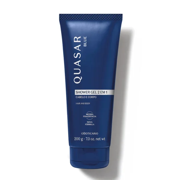 O Boticário Quasar Blue Shower Gel Cabelo e Corpo, 200g