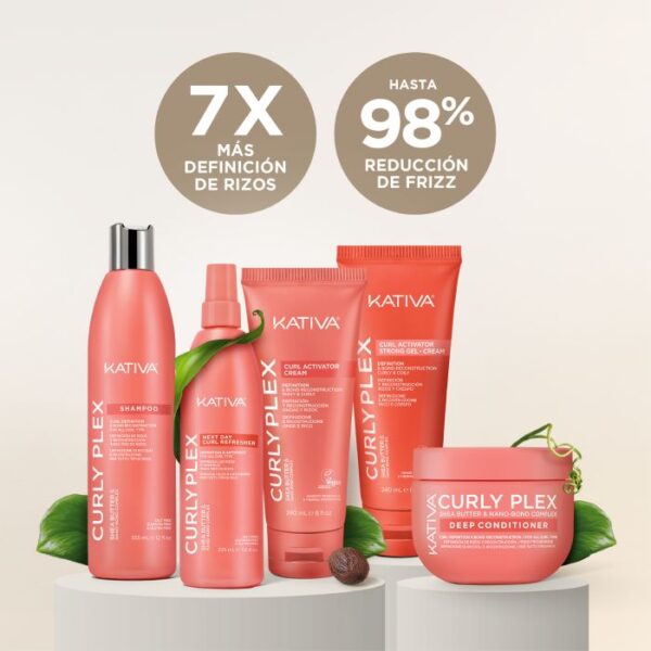 Kativa Curly Plex Ativador Gel-Creme Forte 240ml - Image 2