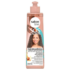 Salon Line - SOS Cachos Óleo de Amêndoas Ativador de Cachos 300ml